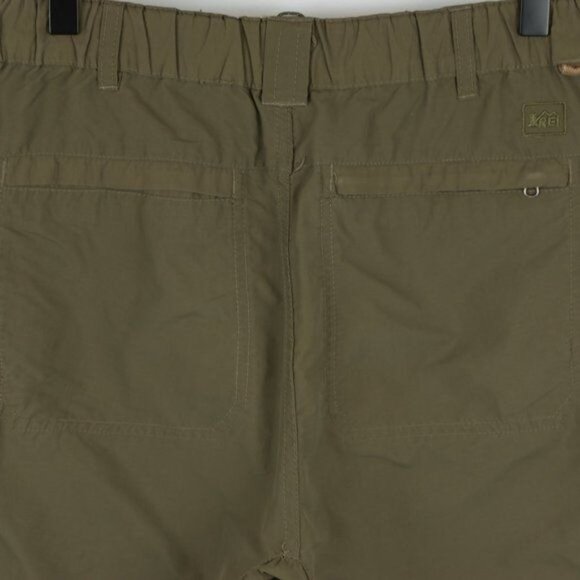 REI Men's Small Brown Quick Drying Cargo Bermuda Hiking Shorts - Picture 4 of 9